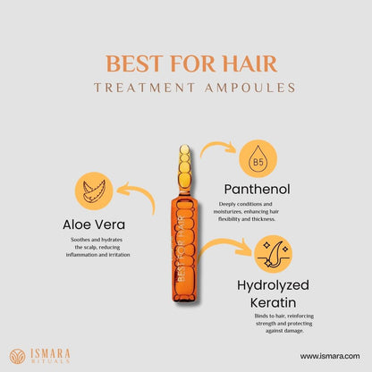 best for hair treatment ampoules ingredients, benefits 